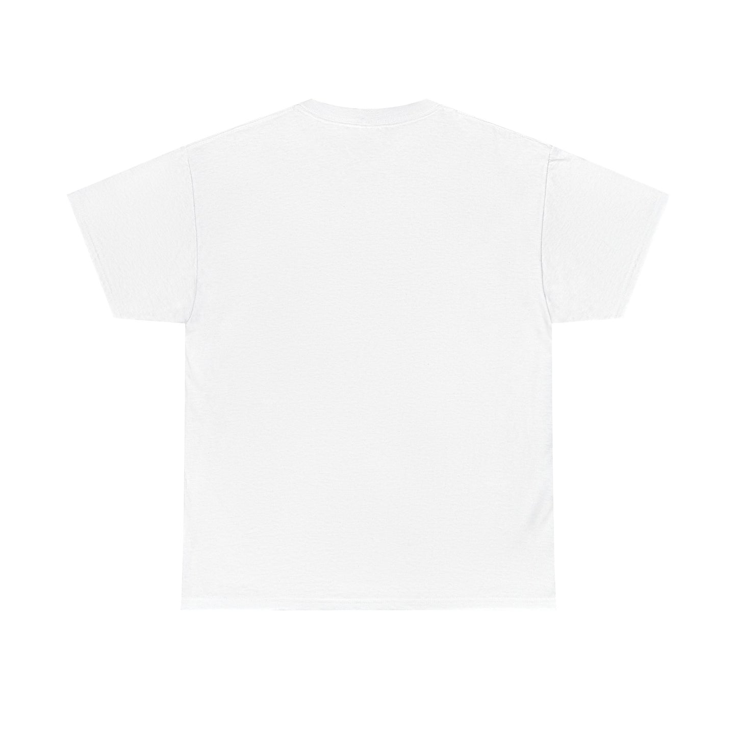 White vintage plain T-shirt, crew neck