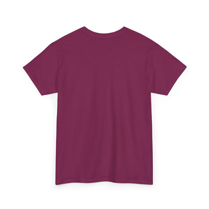 Burgundy crewneck vintage tee, short sleeves