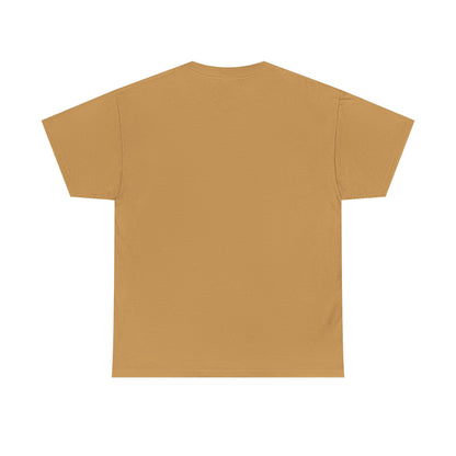 Brown vintage plain T-shirt, crew neck