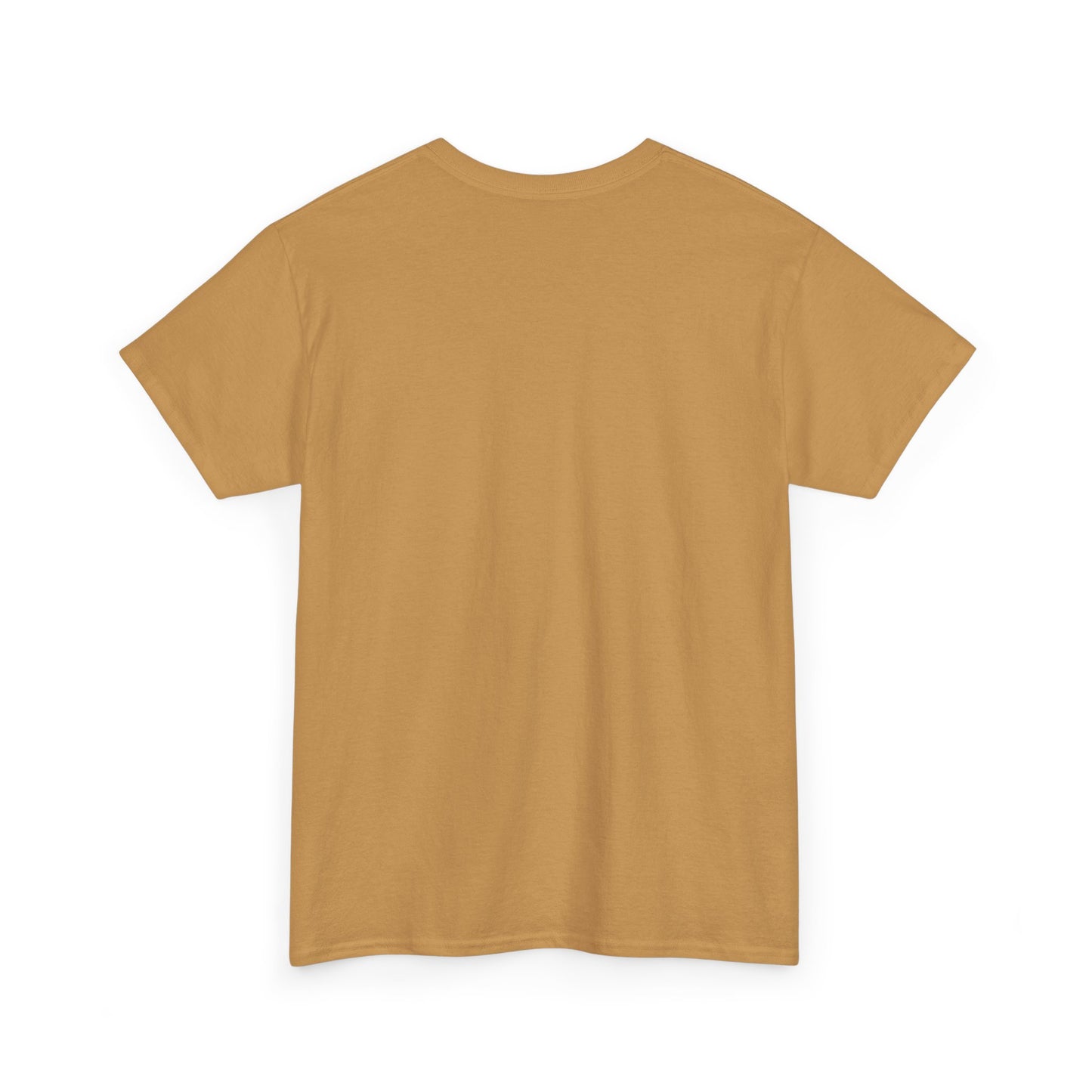 Brown vintage plain T-shirt, crew neck